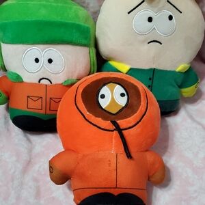 Plush Toy Set - South Park Butters, Kenny, And Kyle